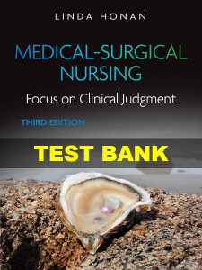 Test Bank Medical Surgical Nursing 3rd by Honan