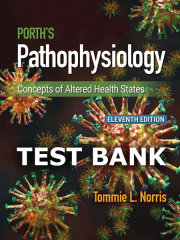 Test Bank Porth's Pathophysiology 11th